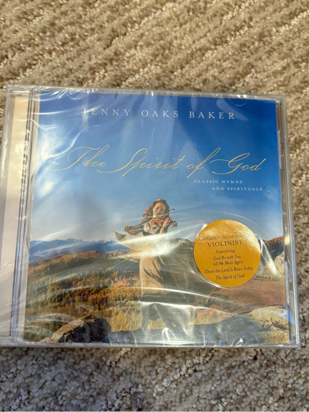 New Sealed Jenny Oaks Baker “The Spirit of God” Classic Hymns and Spirituals CD